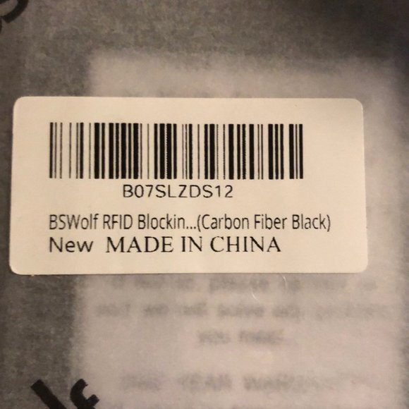 BSWolf RFID Blocking Credit Card Holder Wallet - Picture 4 of 8